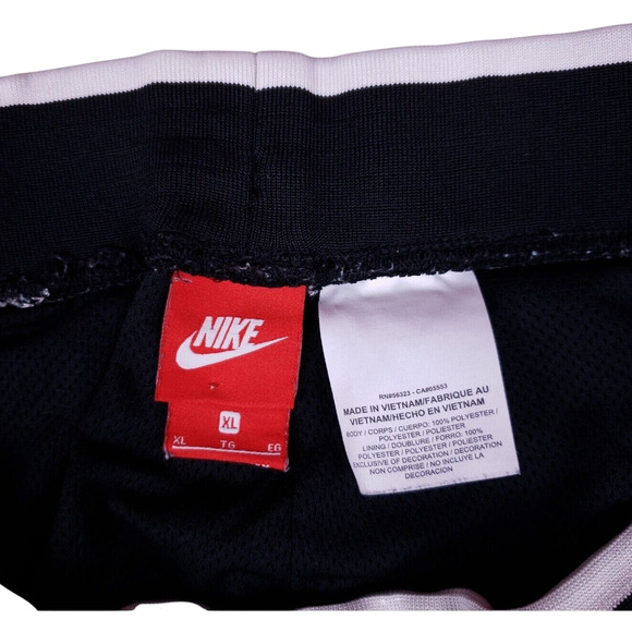 Vintage Nike Men's Sportswear Archive Shorts XL Black White Basketball AH0719 - Picture 2 of 7